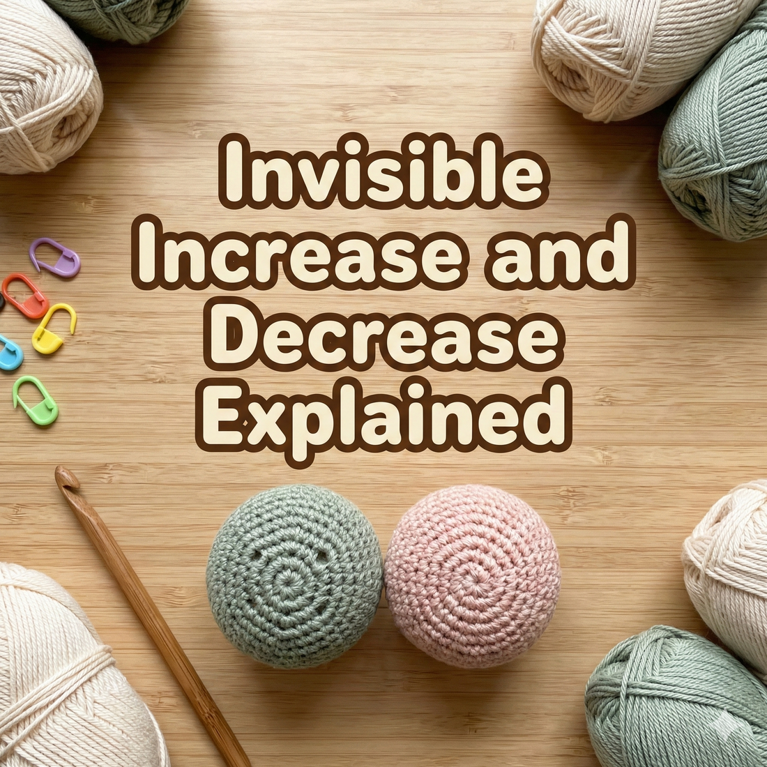 Invisible Increase and Decrease Explained (Smoother Amigurumi Shaping)