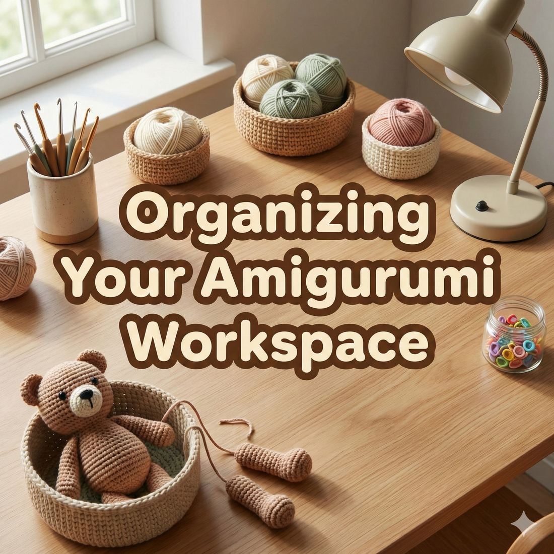 Organizing Your Amigurumi Workspace for Efficiency (Crochet More, Stress Less)