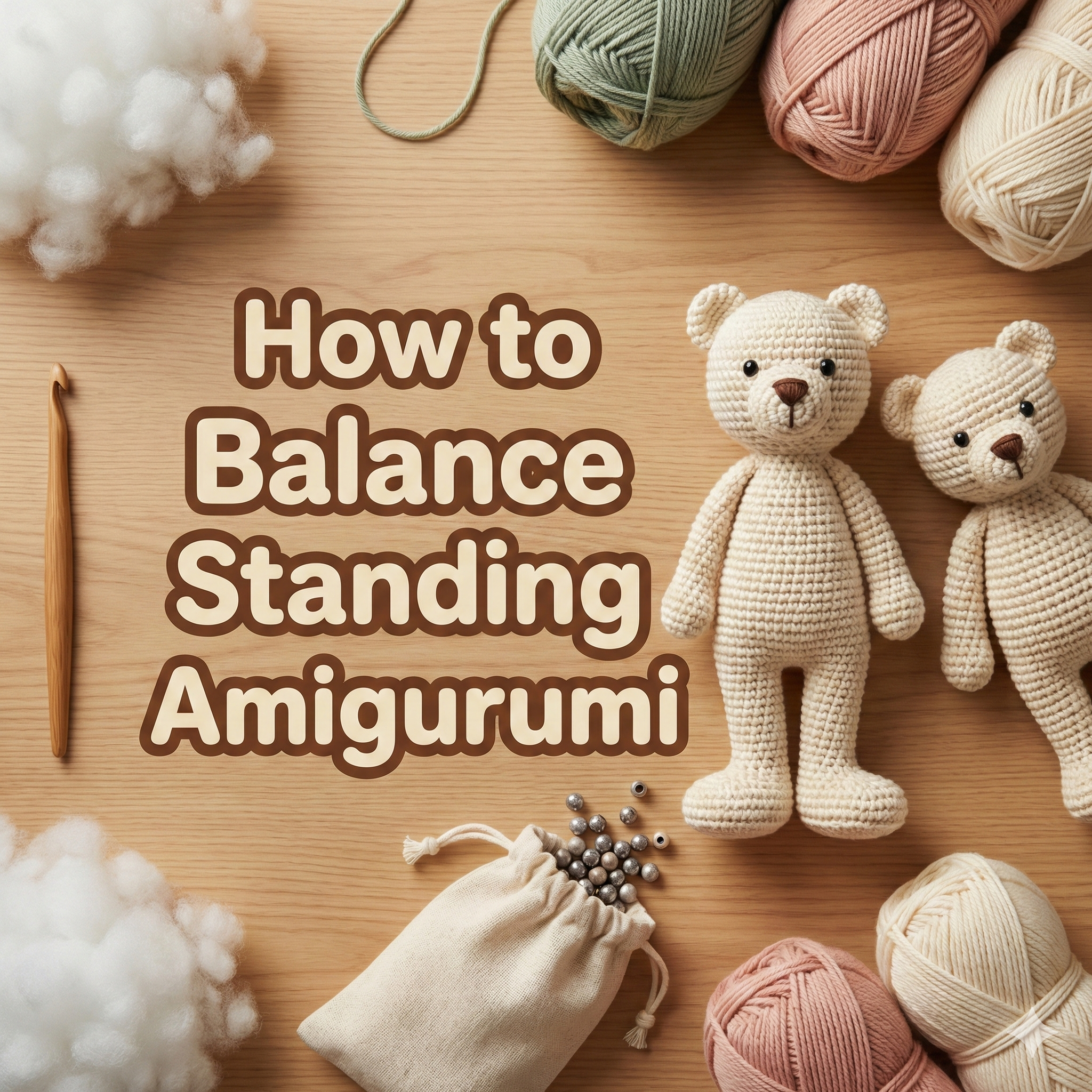 How to Balance Standing Amigurumi (So They Stand Without Support)