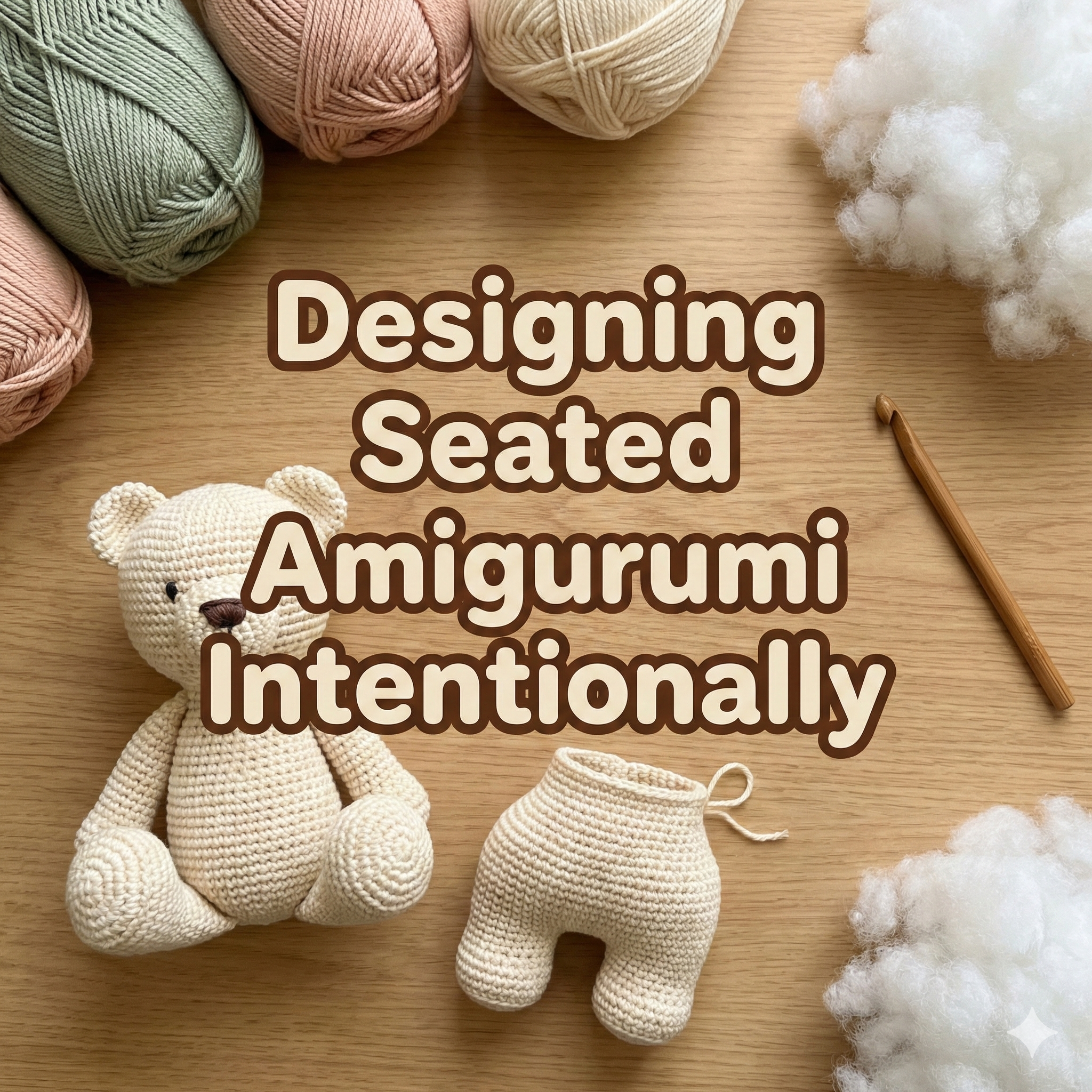 Designing Seated Amigurumi Intentionally (Balanced, Natural & Stable)