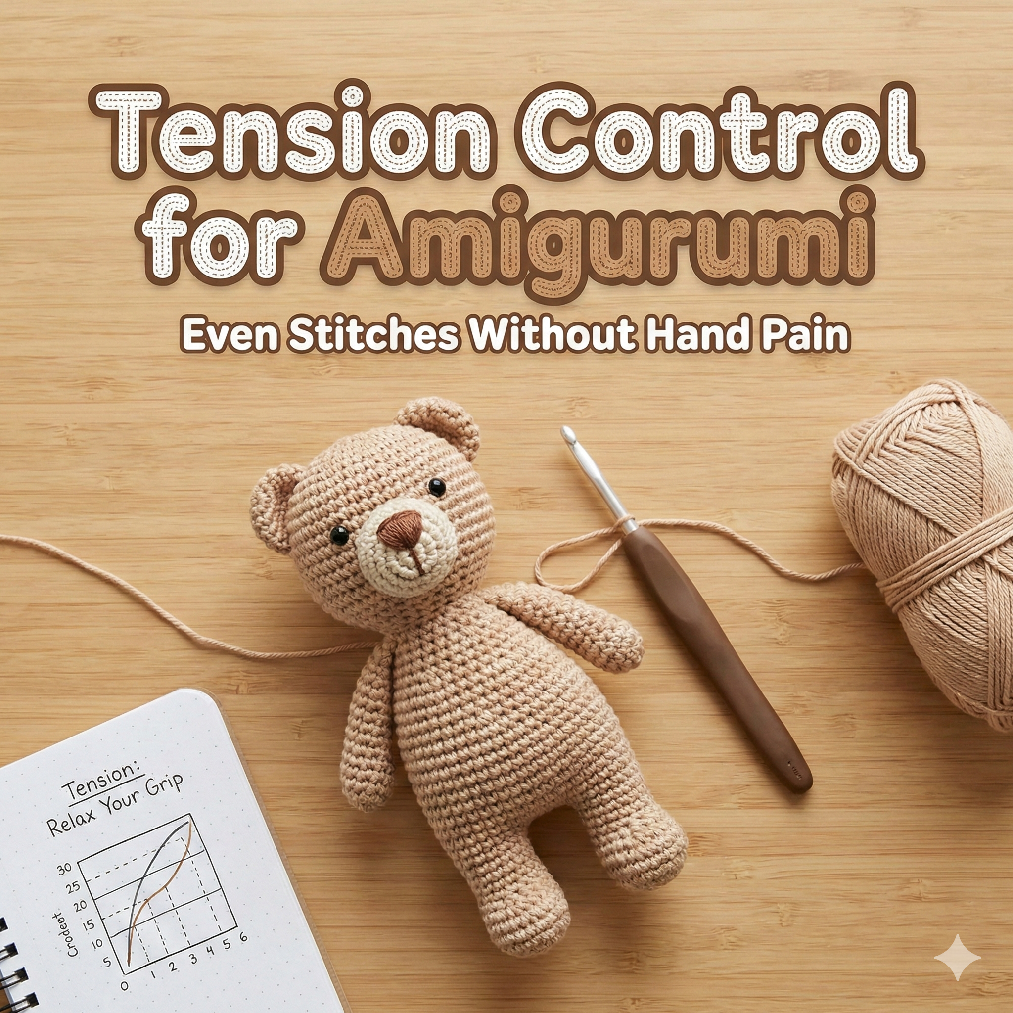 Tension Control for Amigurumi (Even Stitches Without Hand Pain)