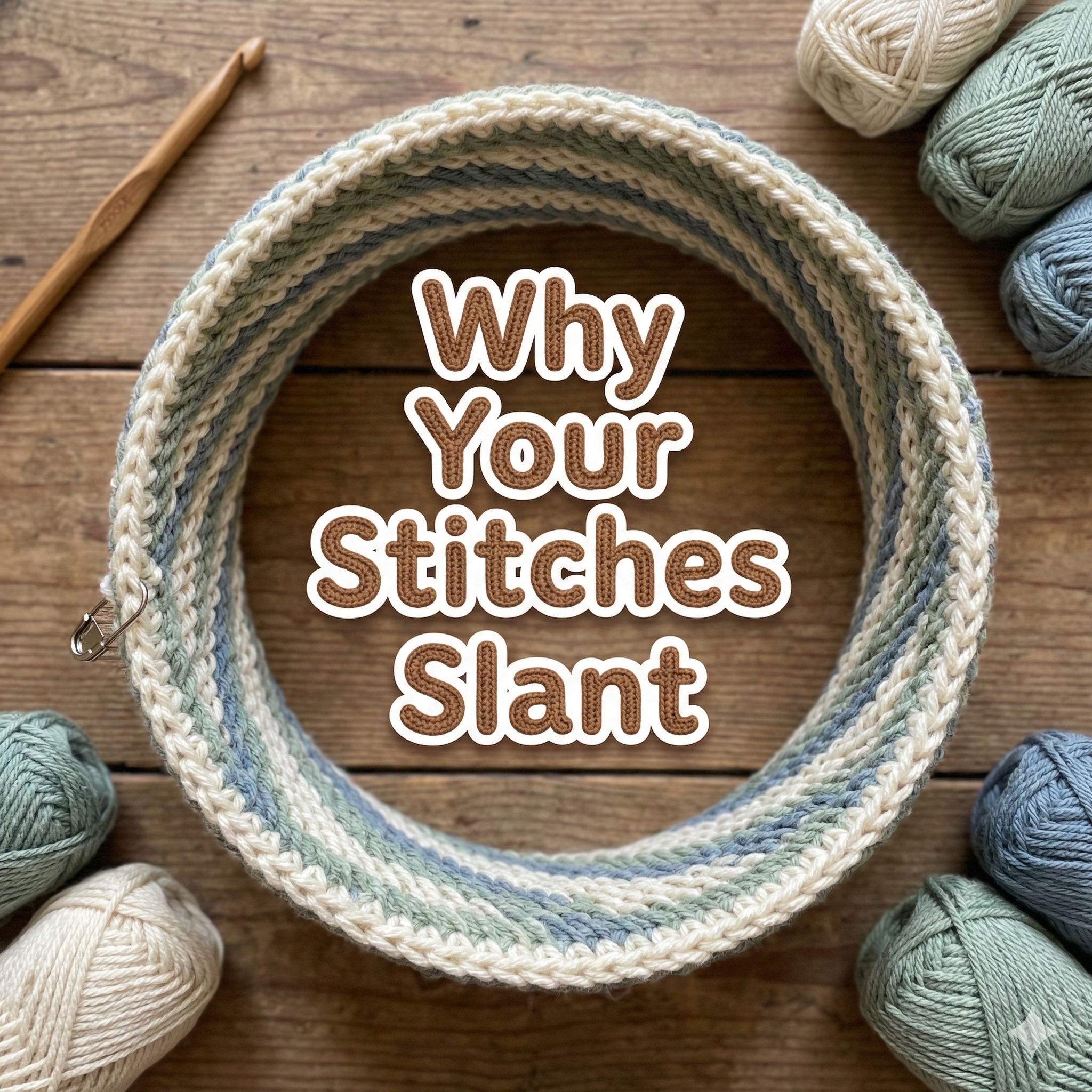 Why Your Stitches Slant in Amigurumi (And How to Fix It)