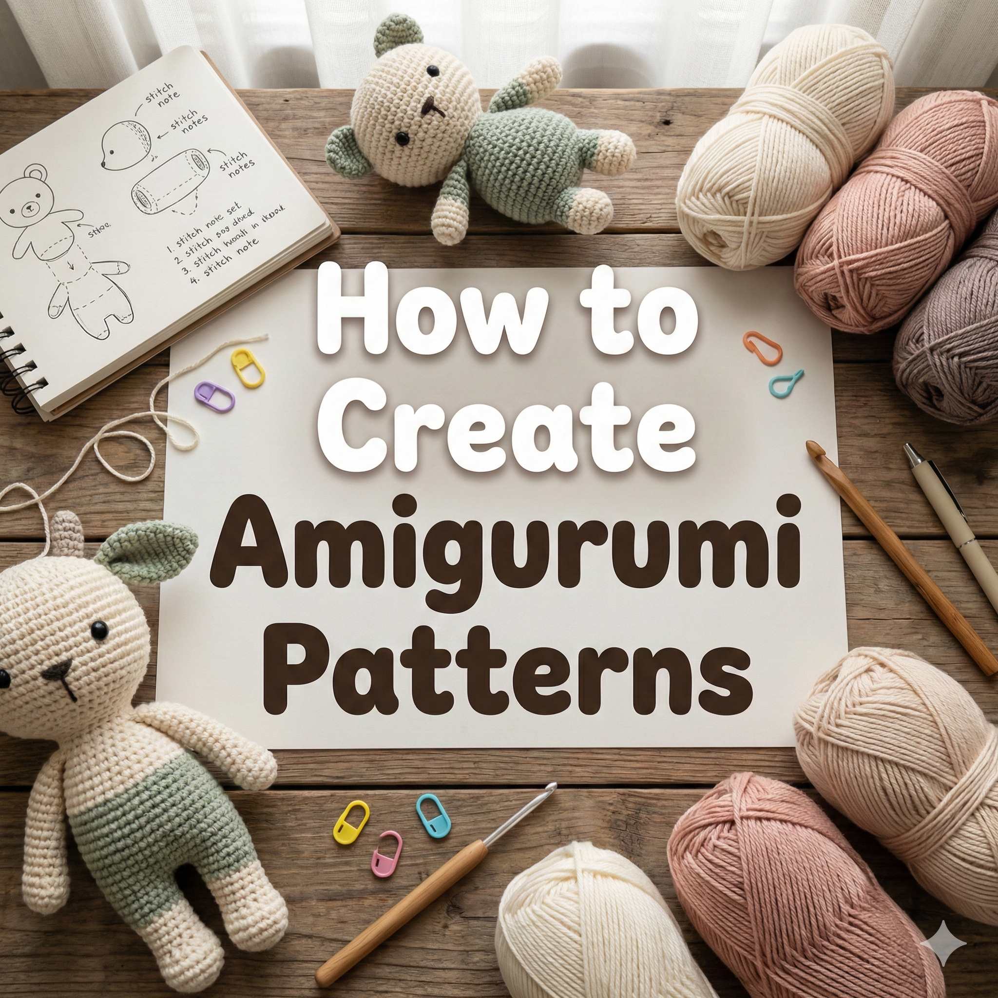 How to Create Amigurumi Patterns (From Idea to Clear Instructions)
