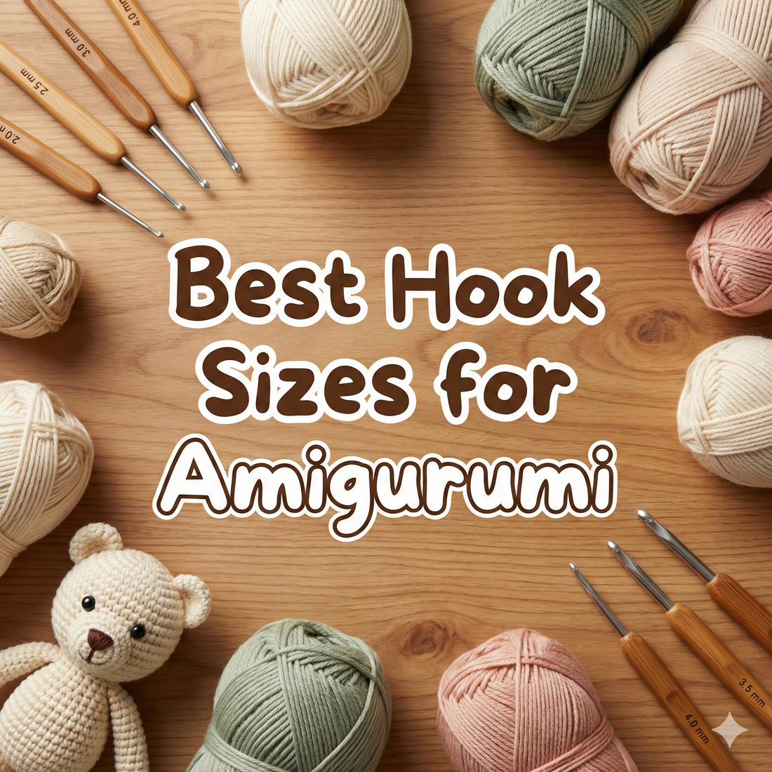 Best Hook Sizes for Amigurumi (How to Choose the Right One Every Time)
