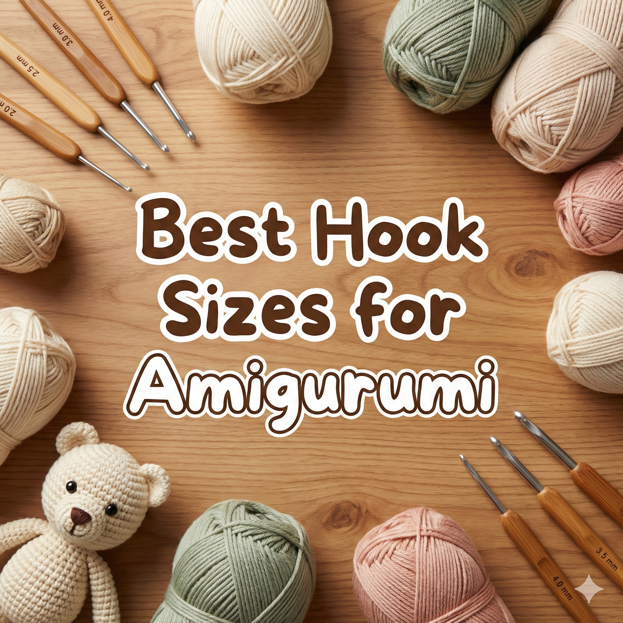 Best Hook Sizes for Amigurumi (How to Choose the Right One Every Time)