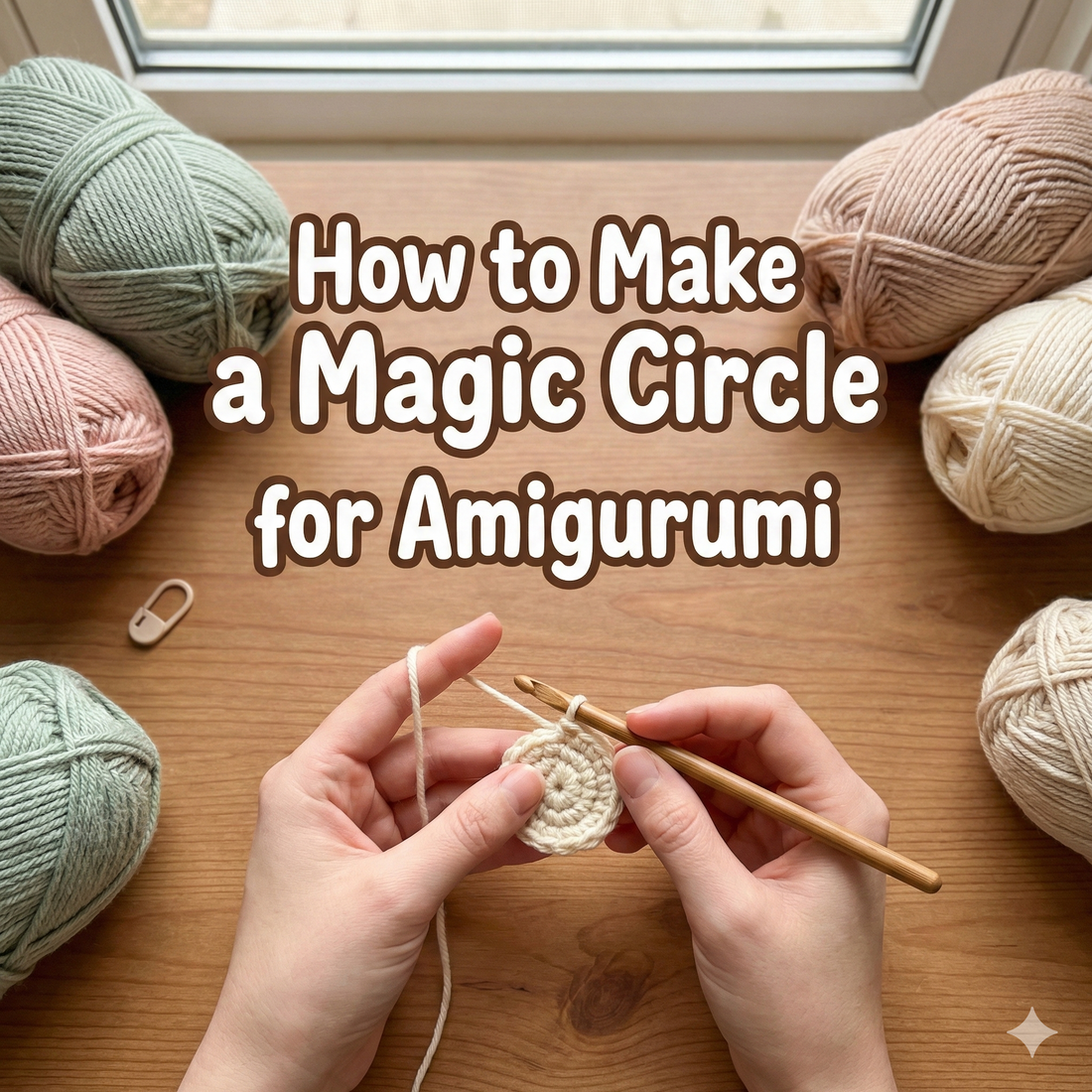 How to Make a Magic Circle for Amigurumi (The Right Way, No Gaps)