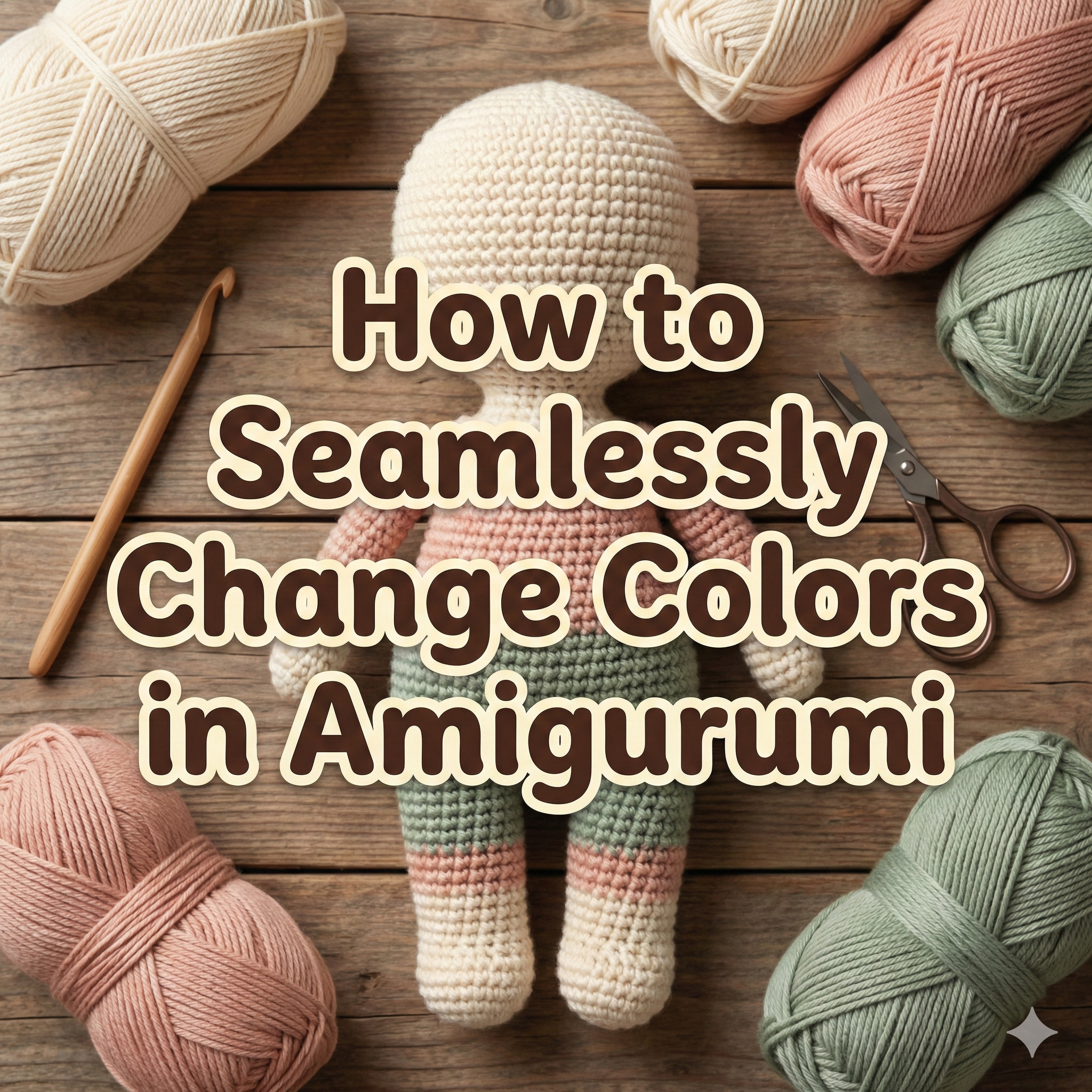 How to Seamlessly Change Colors in Crochet Amigurumi (No Jogs, No Mess)