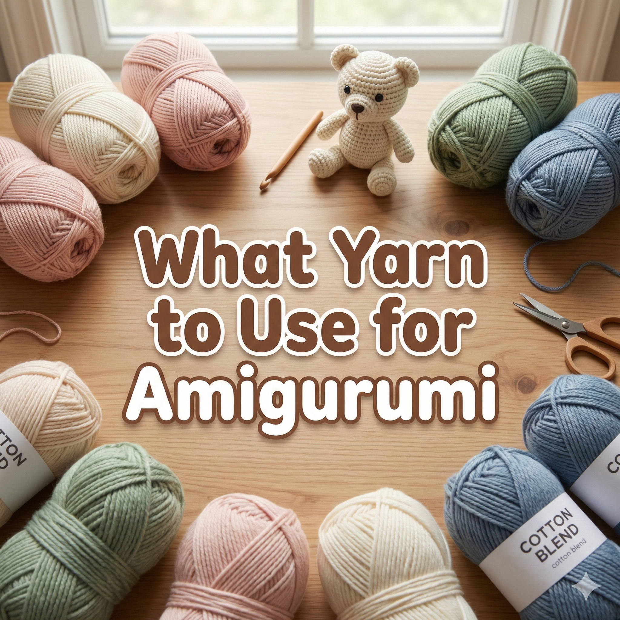 What Yarn to Use for Amigurumi (Beginner-Friendly, Tested & Honest)