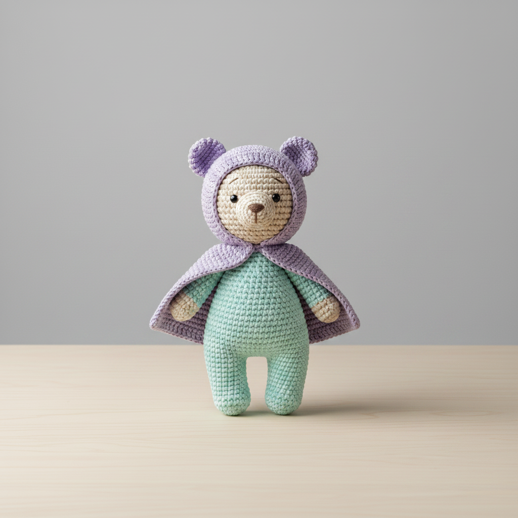Bear with Hooded Outfit Image