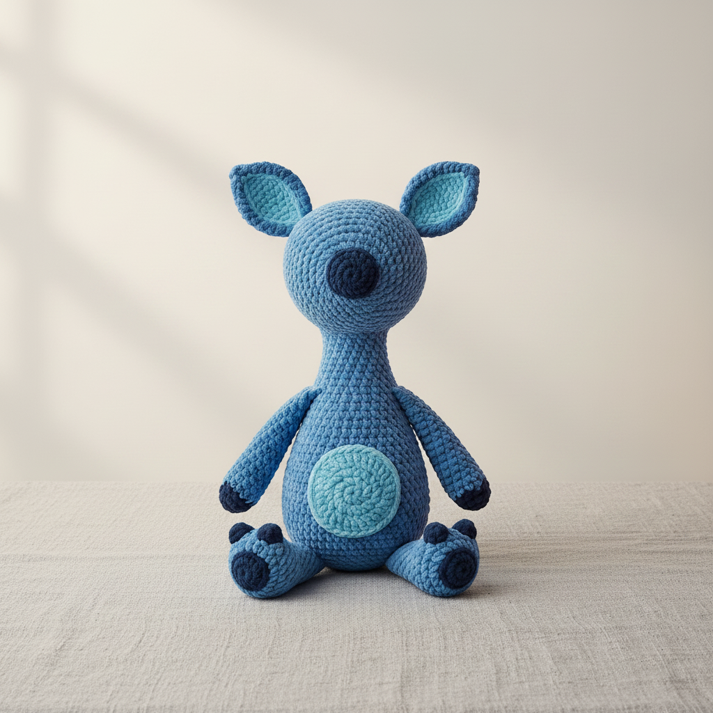 Blue Alien Plush Image