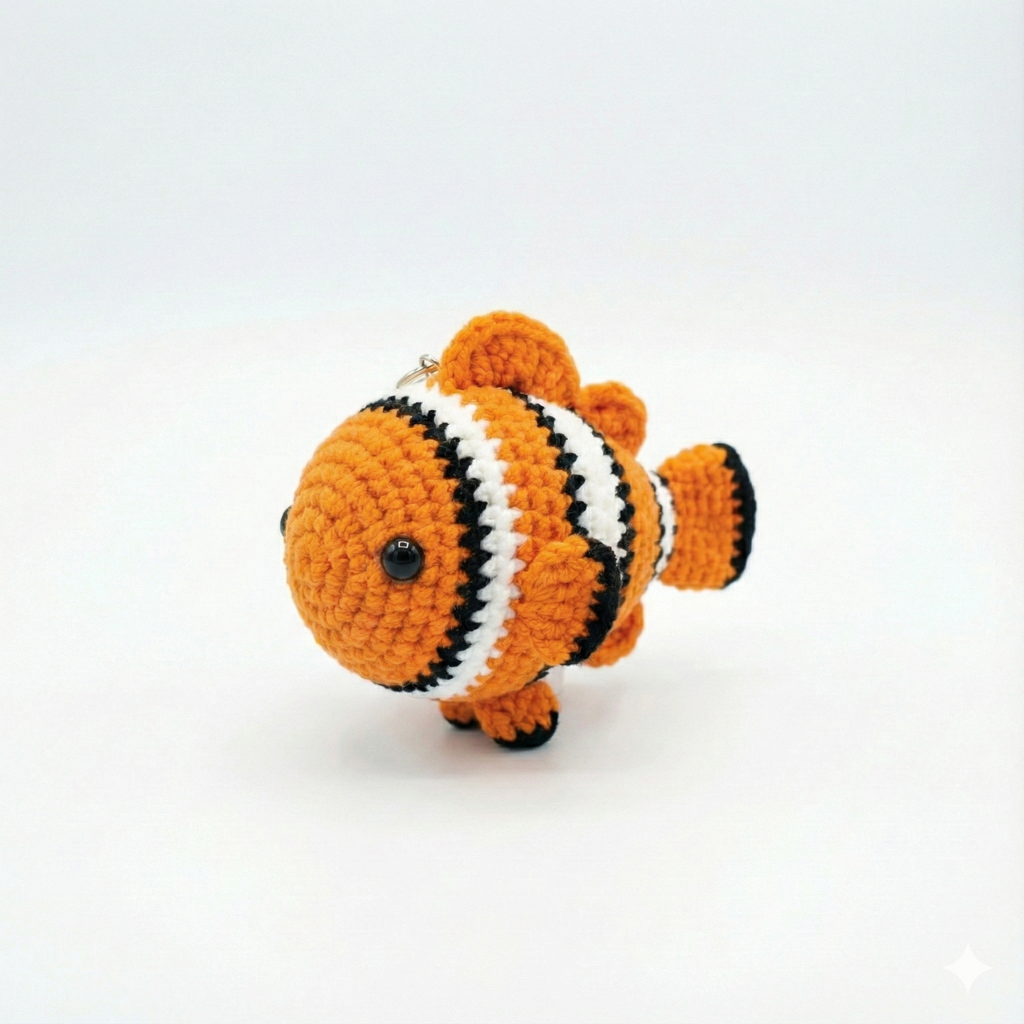 Ocean Friends Amigurumi Keychain Bundle – Crochet Pattern PDF