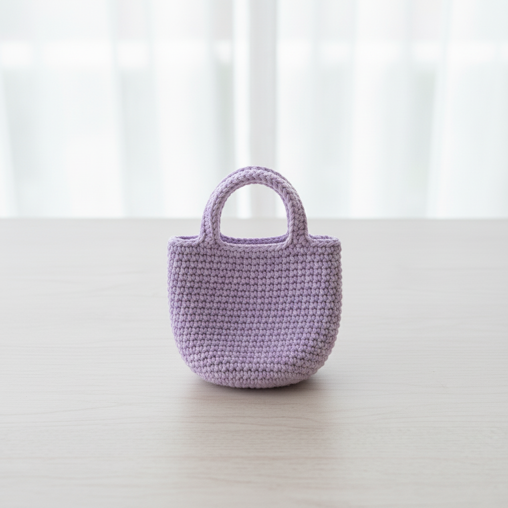 Lavender Mini Tote Bag Image