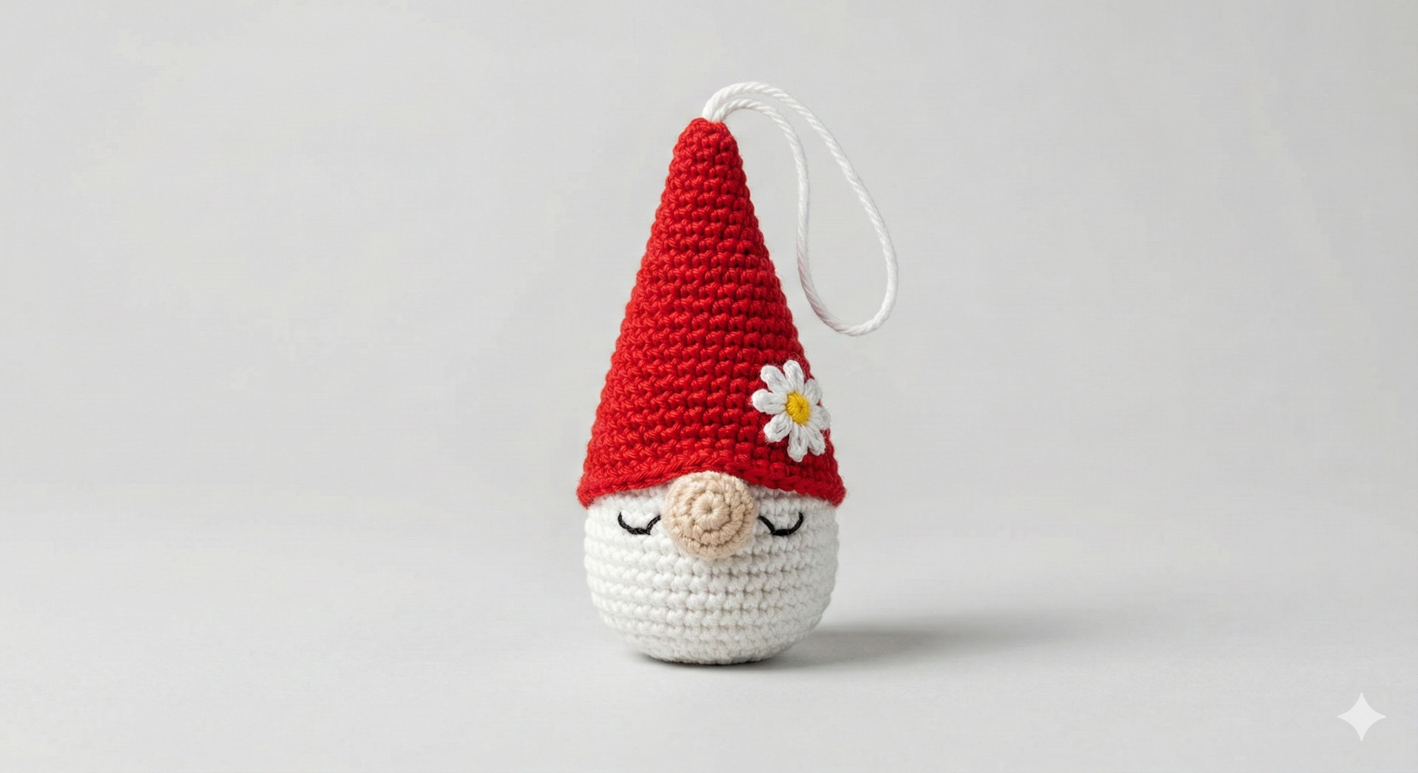 Mini Gnome Amigurumi Keychain Pattern