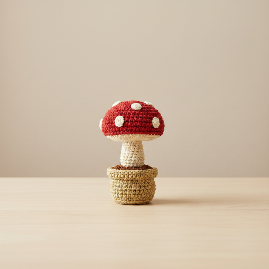 Mushroom Plant in Pot Image
