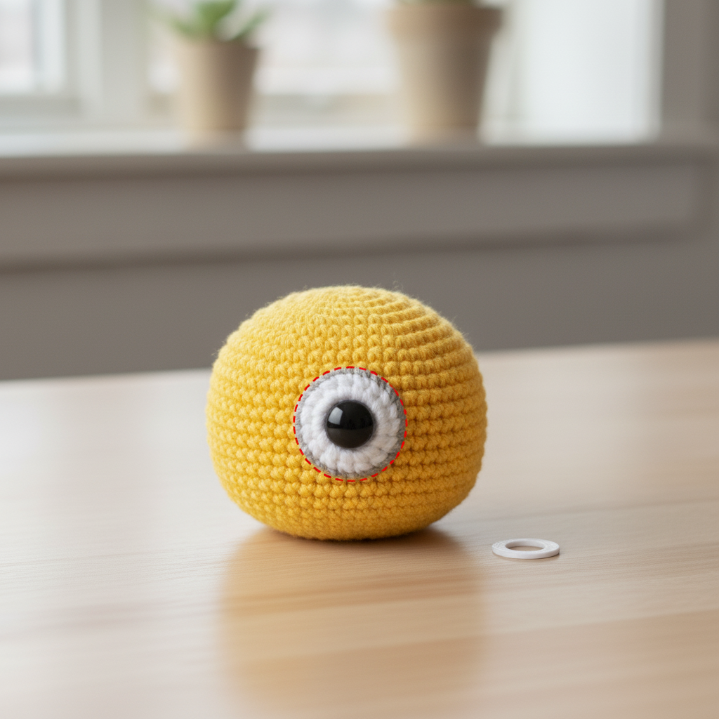 Short One-Eyed Character assembly step 2