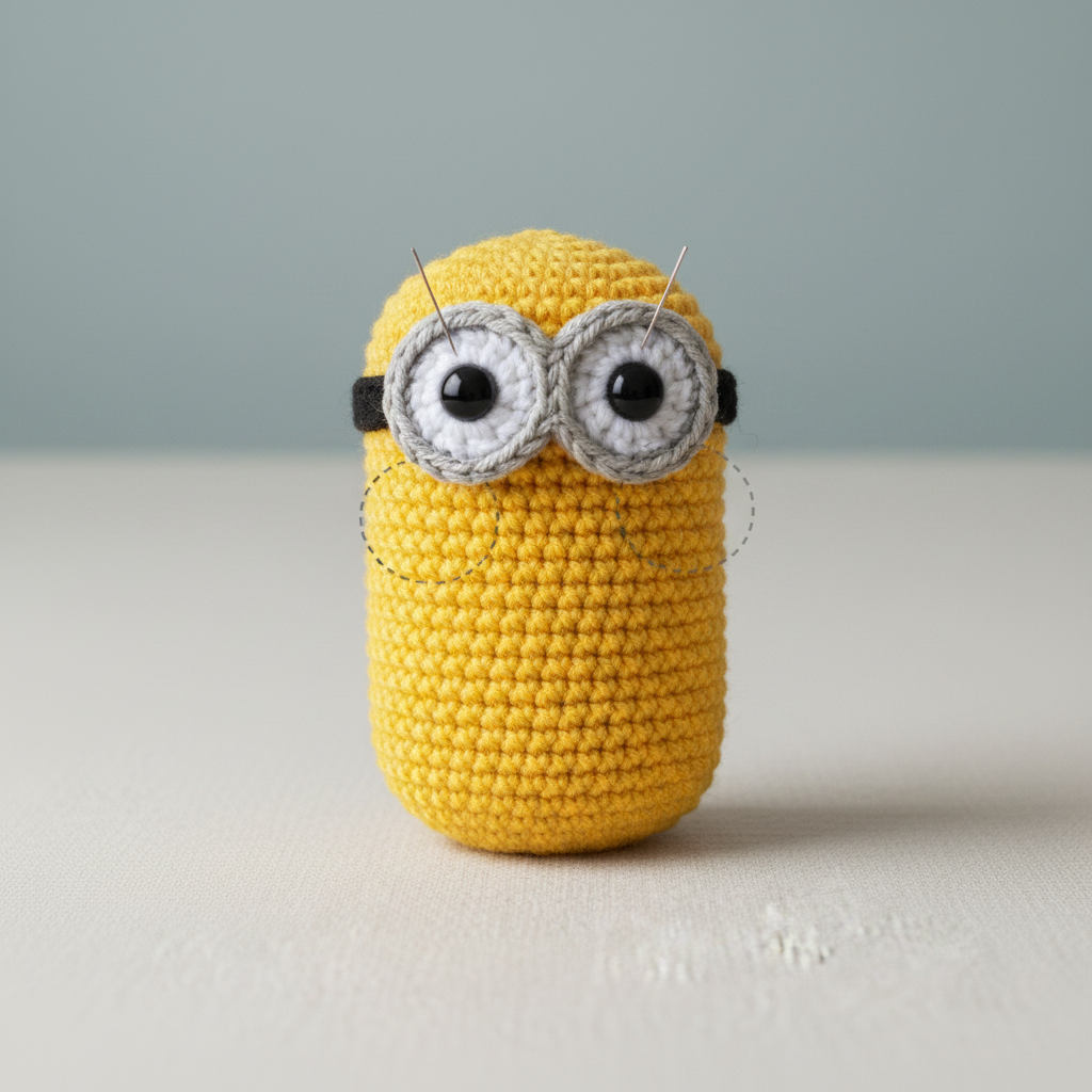 Short Two-Eyed Yellow Buddy assembly step 3