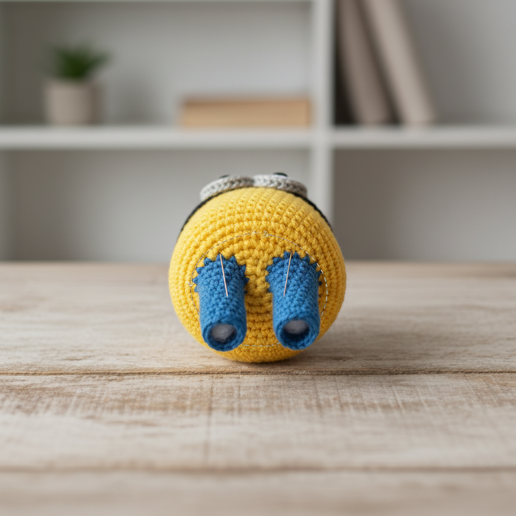 Small Two-Eyed Yellow Buddy assembly step 2