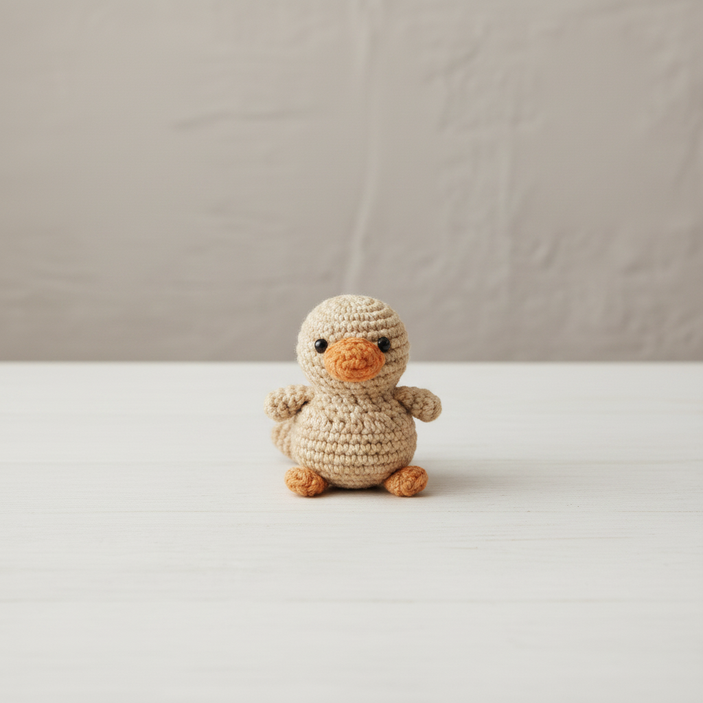 Small tan bird-like animal figure Image