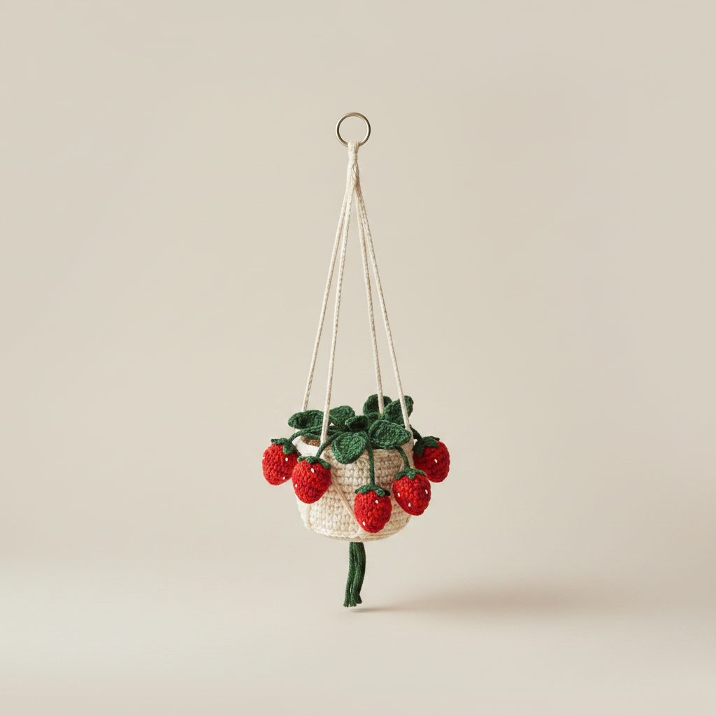 Strawberry hanging plant Image
