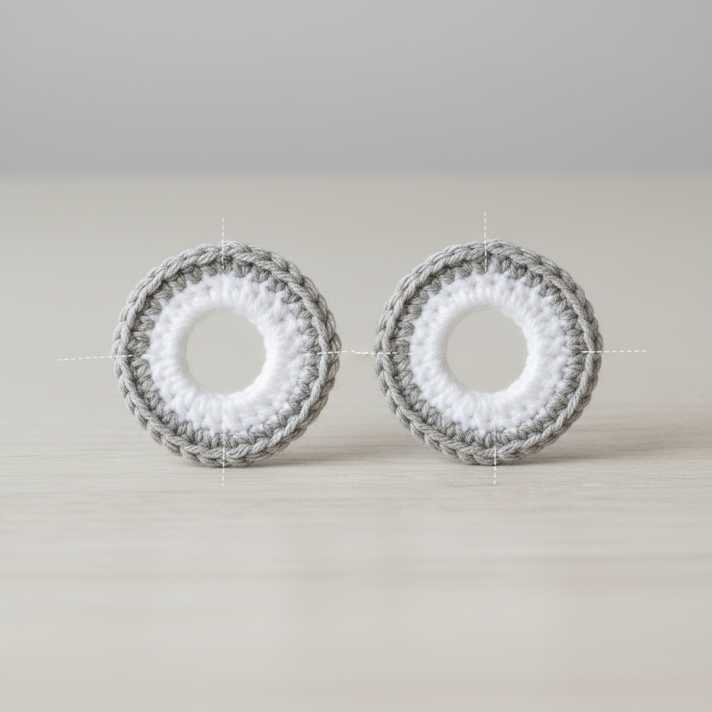 Two-eyed Short Buddy assembly step 1
