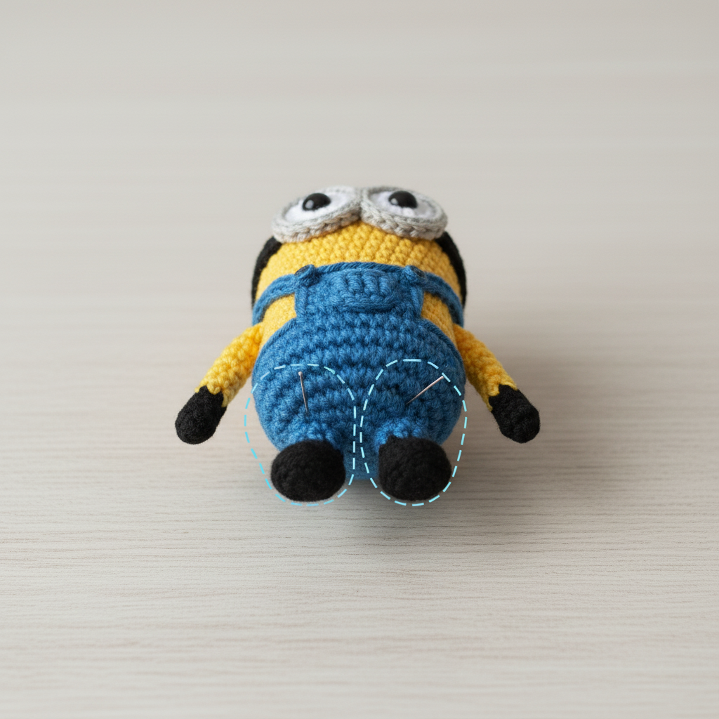 Two-eyed Short Buddy assembly step 8