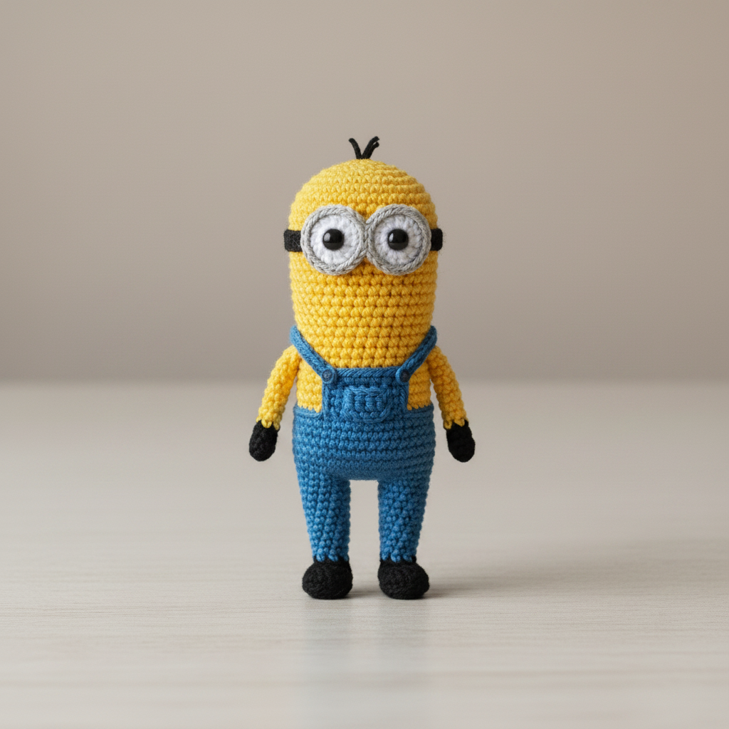 Two-eyed Tall Buddy with Hair Tuft Image