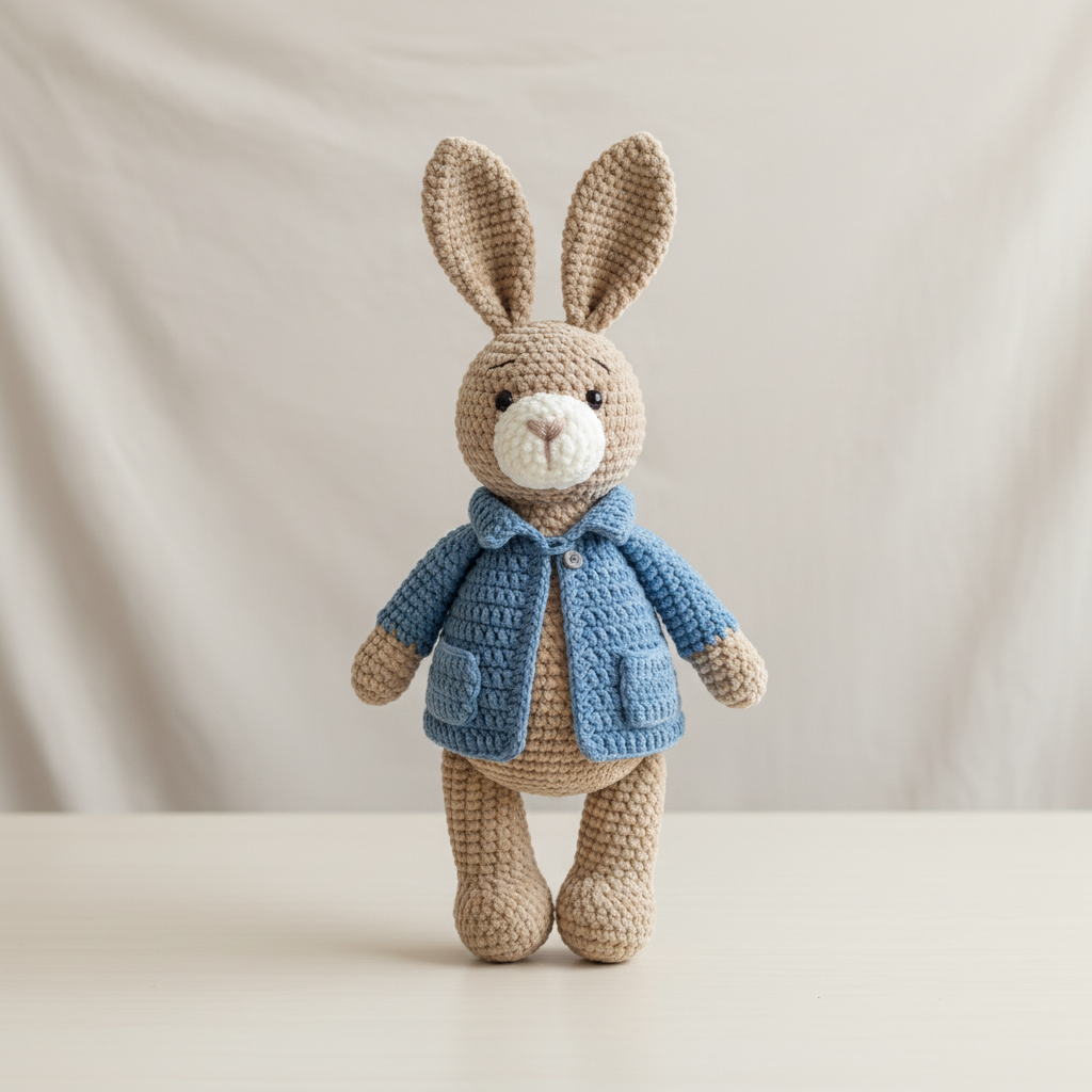 Upright-Ear Bunny Plush Image