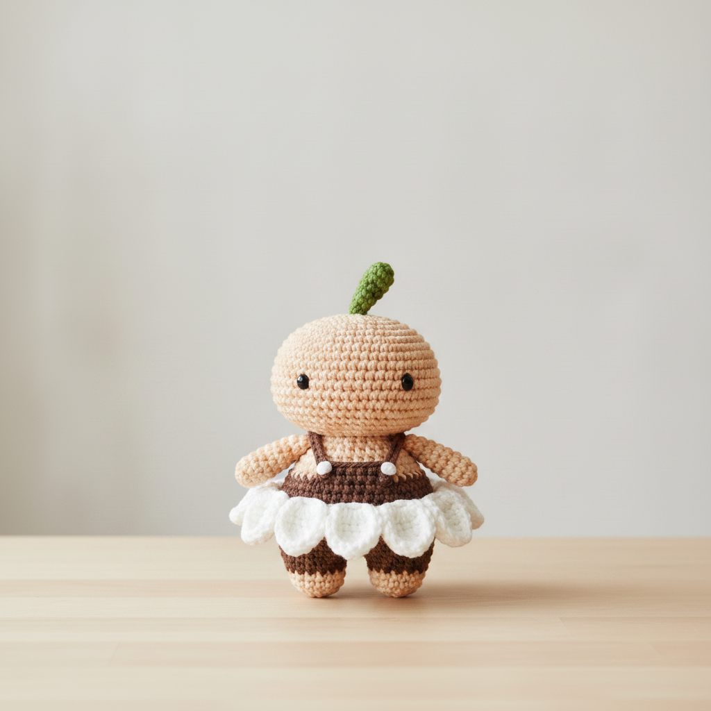 White Flower Sprite Doll Image