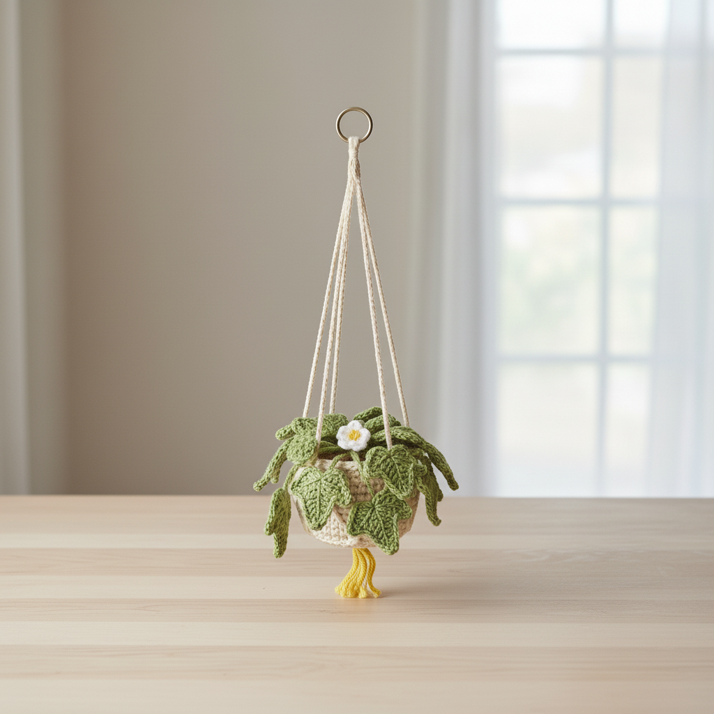Yellow flowering hanging plant Image