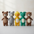 Chubby Friends No-Sew Amigurumi Animals 6-in-1 PDF Bundle Image