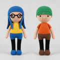 Cute Couple Doll Crochet Pattern Bundle PDF (2 Dolls) Image