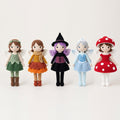 Fantasy Fairy Dolls Crochet Pattern Bundle - 5 PDF Designs Image