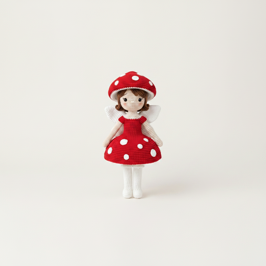 mushroom fairy doll Image