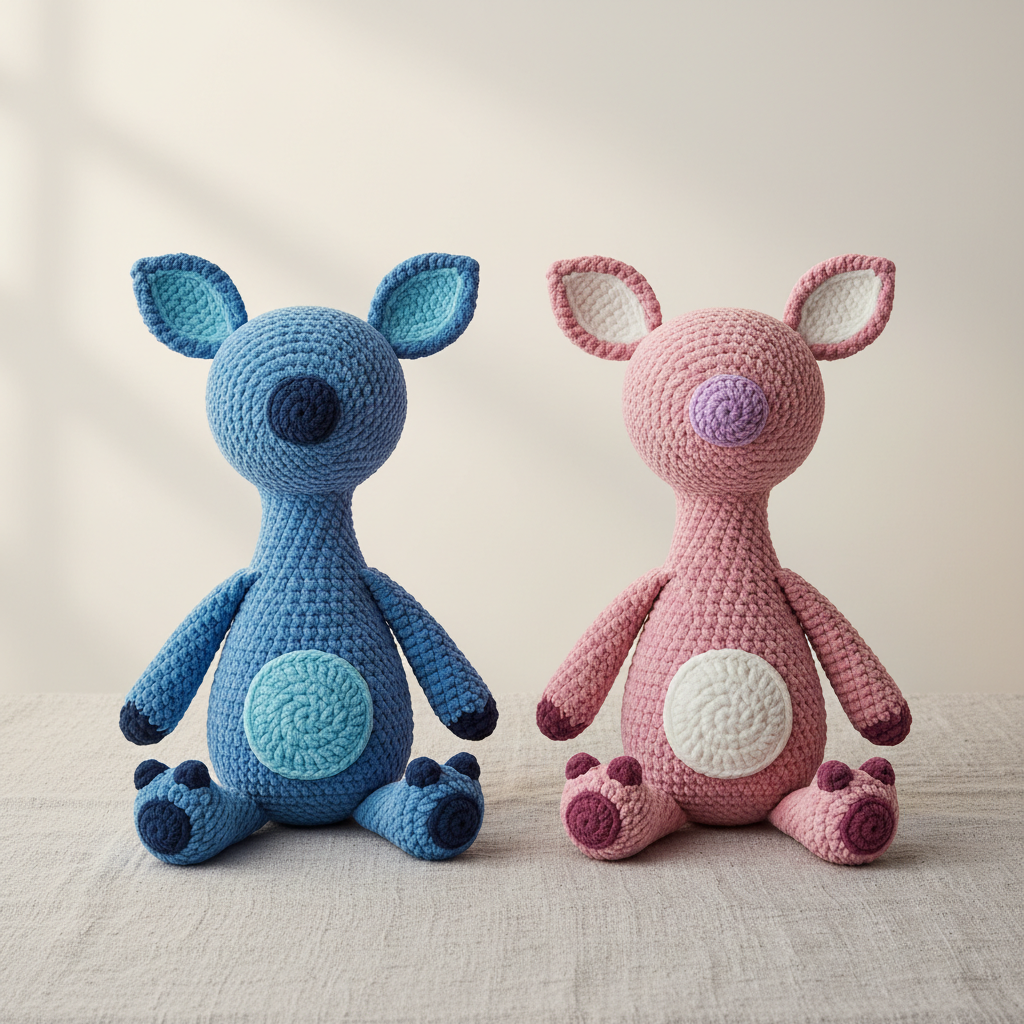 Stitch and Angel Amigurumi Pattern Bundle (PDF) Image